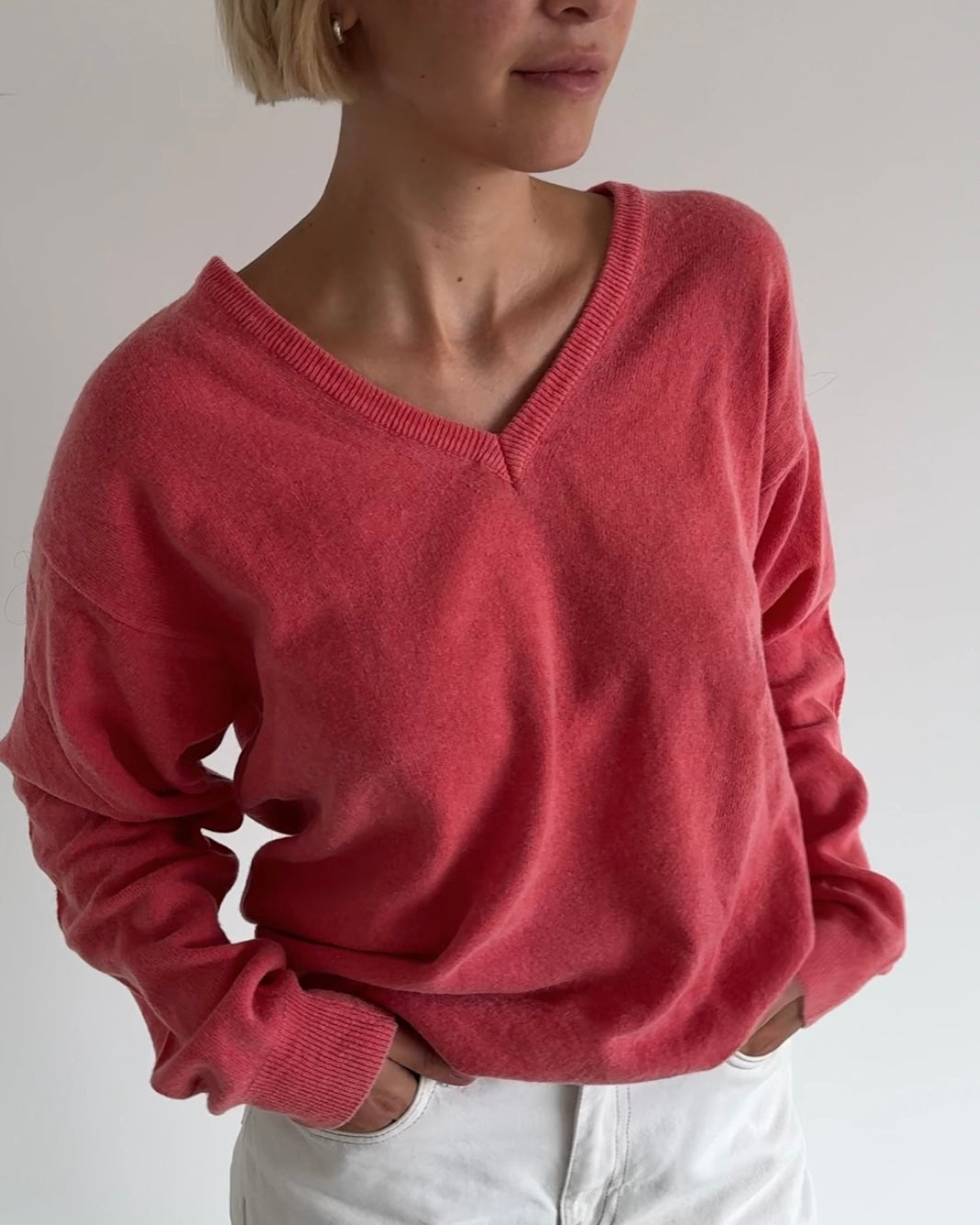 Pullover Pinkish Red