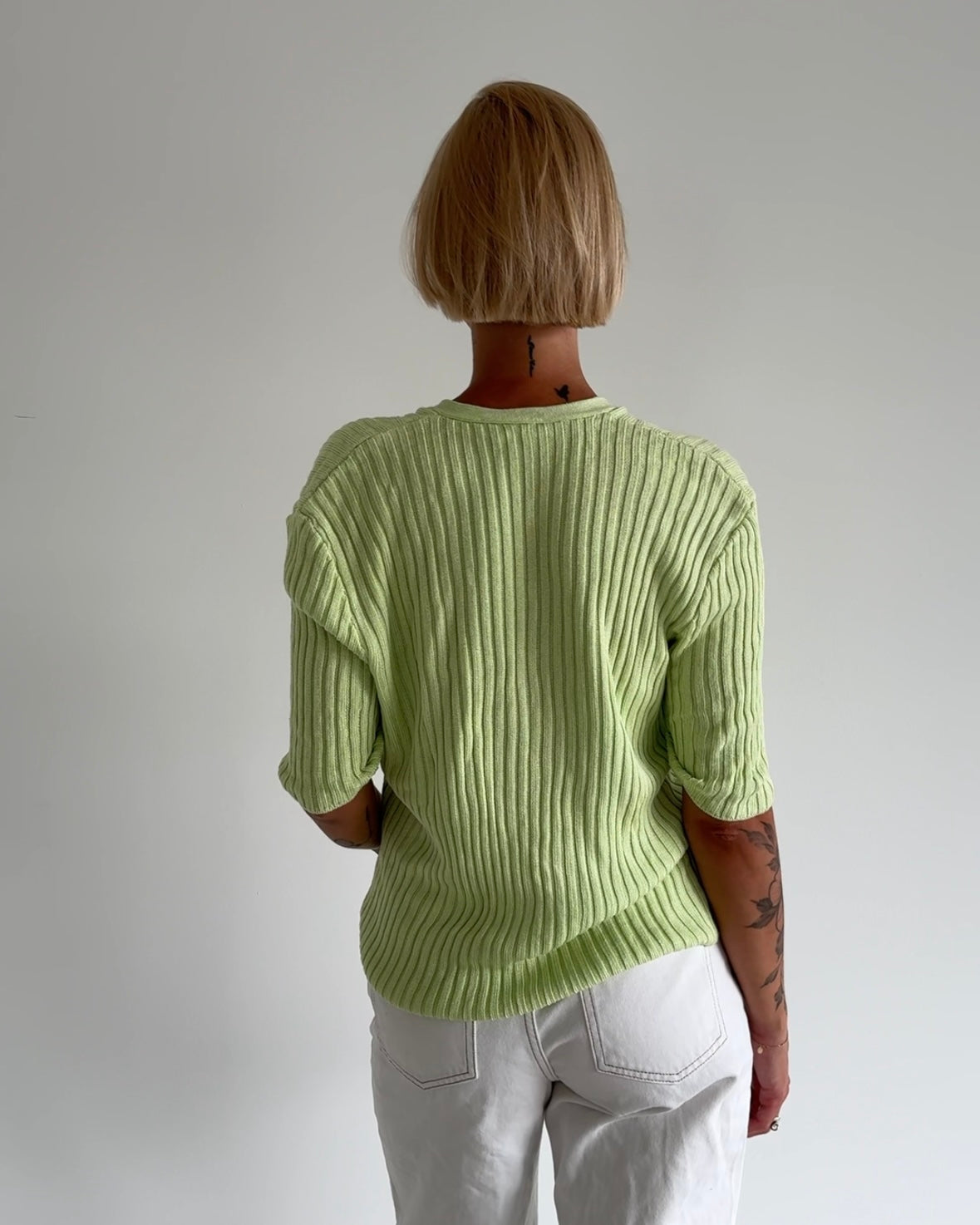 Short Sleeve Pullover Green