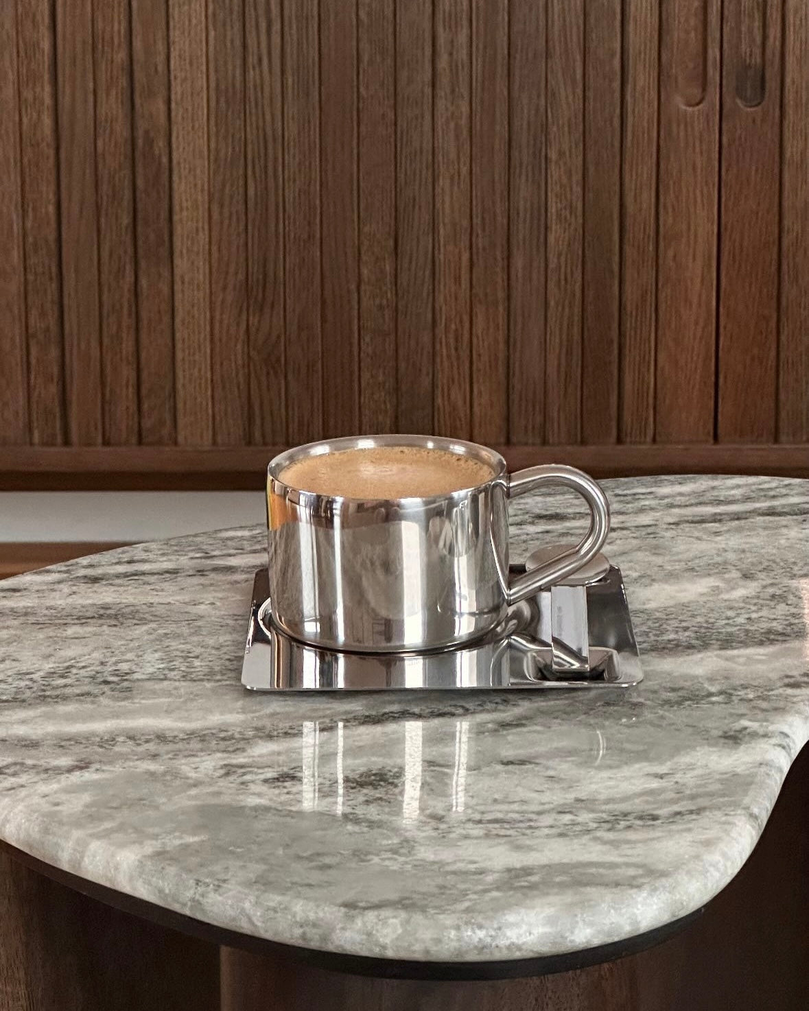 PRE ORDER - Mid Century Style inspired Cup with Saucer & Spoon