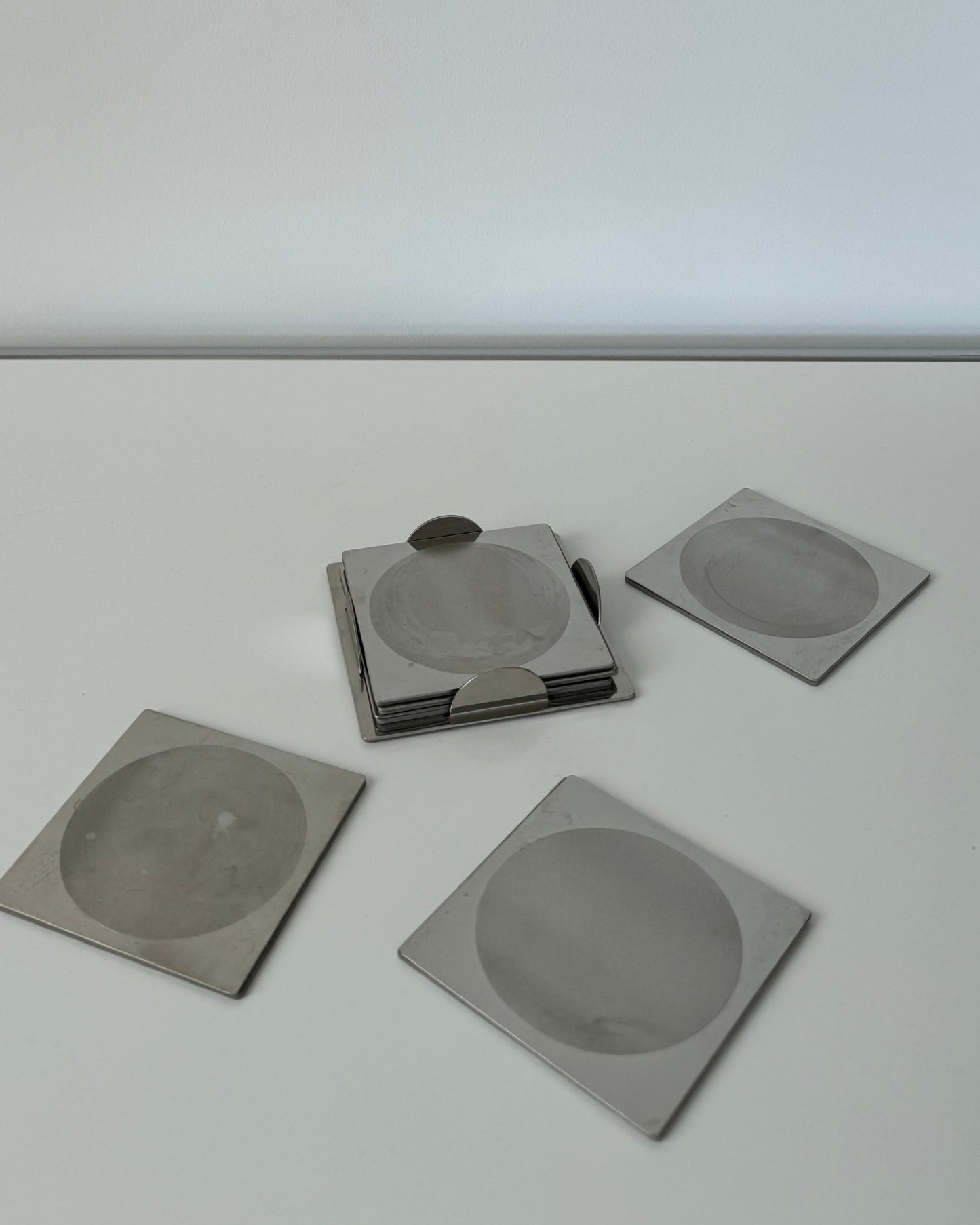 Vintage Ikea Metal Coasters