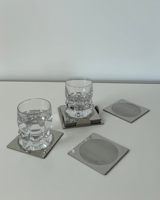 Vintage Ikea Metal Coasters