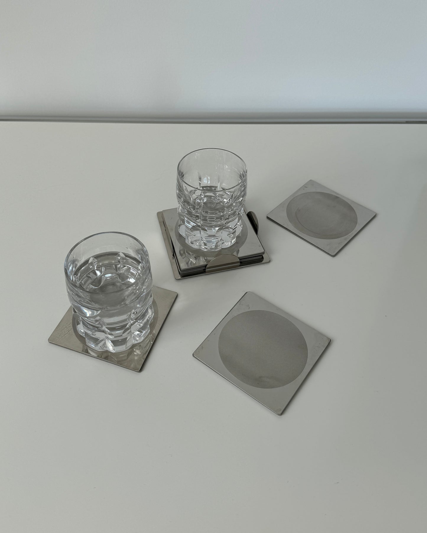 Vintage Ikea Metal Coasters