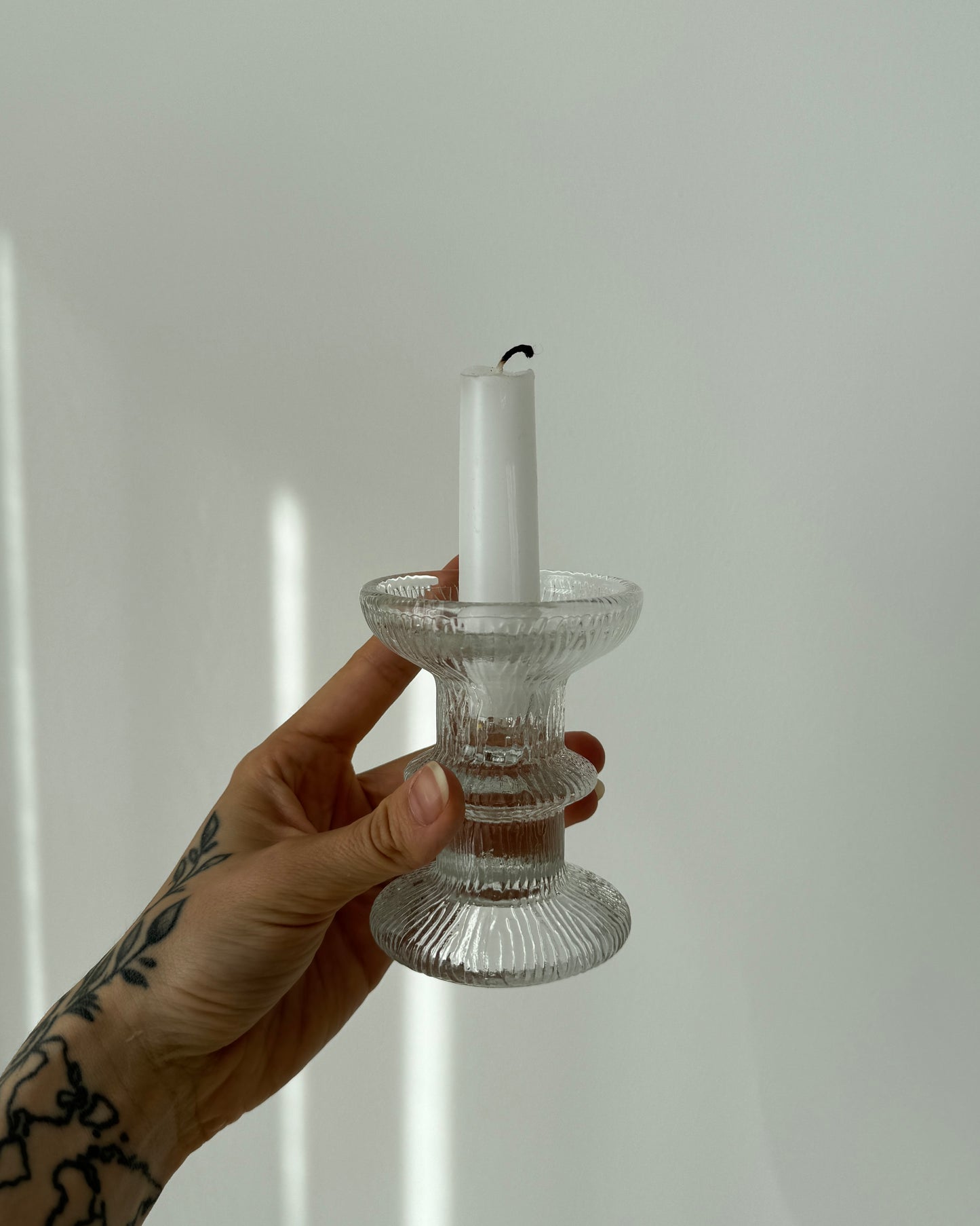 Glass Candle Holder