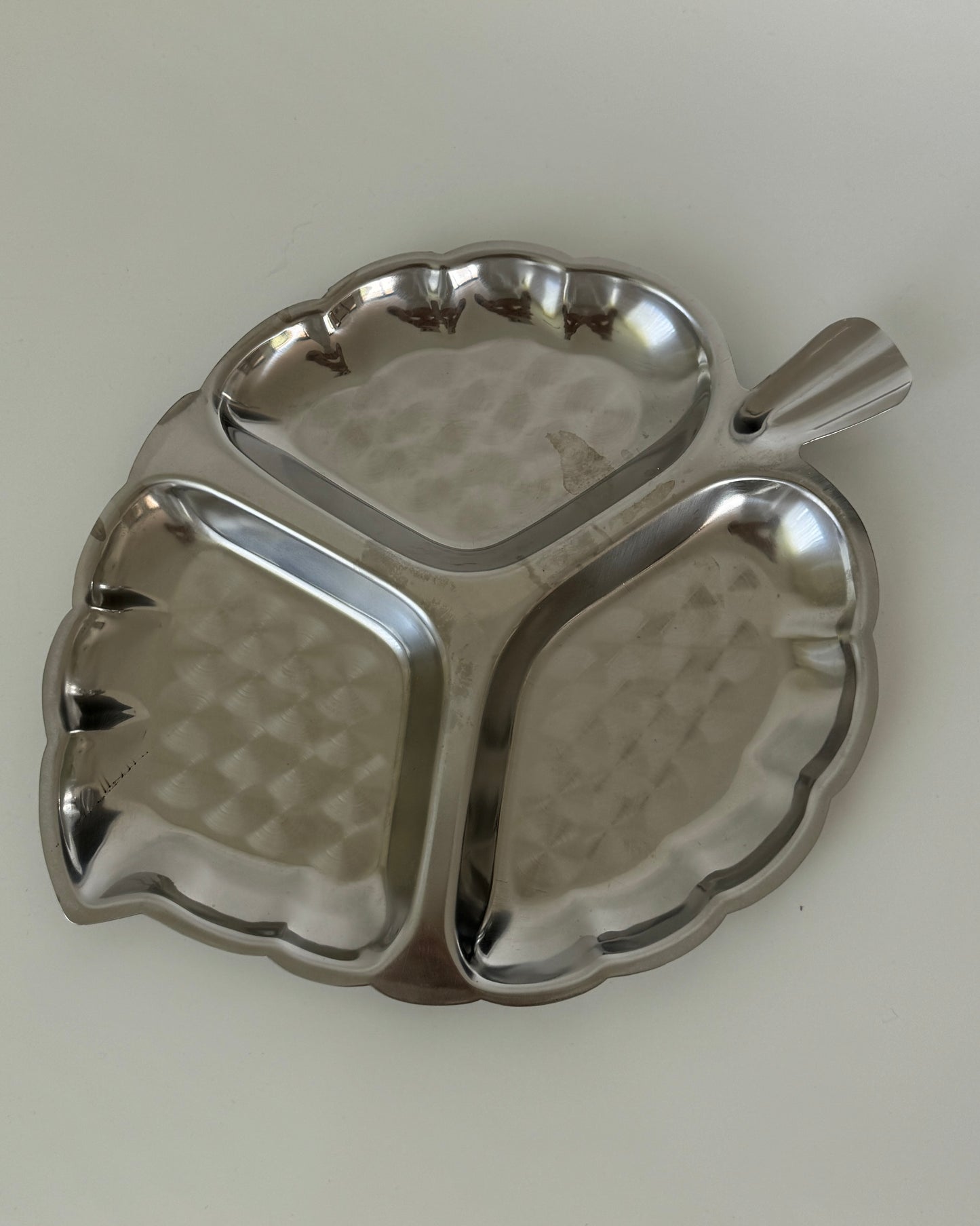 Stainless Steel Snack Plate Big