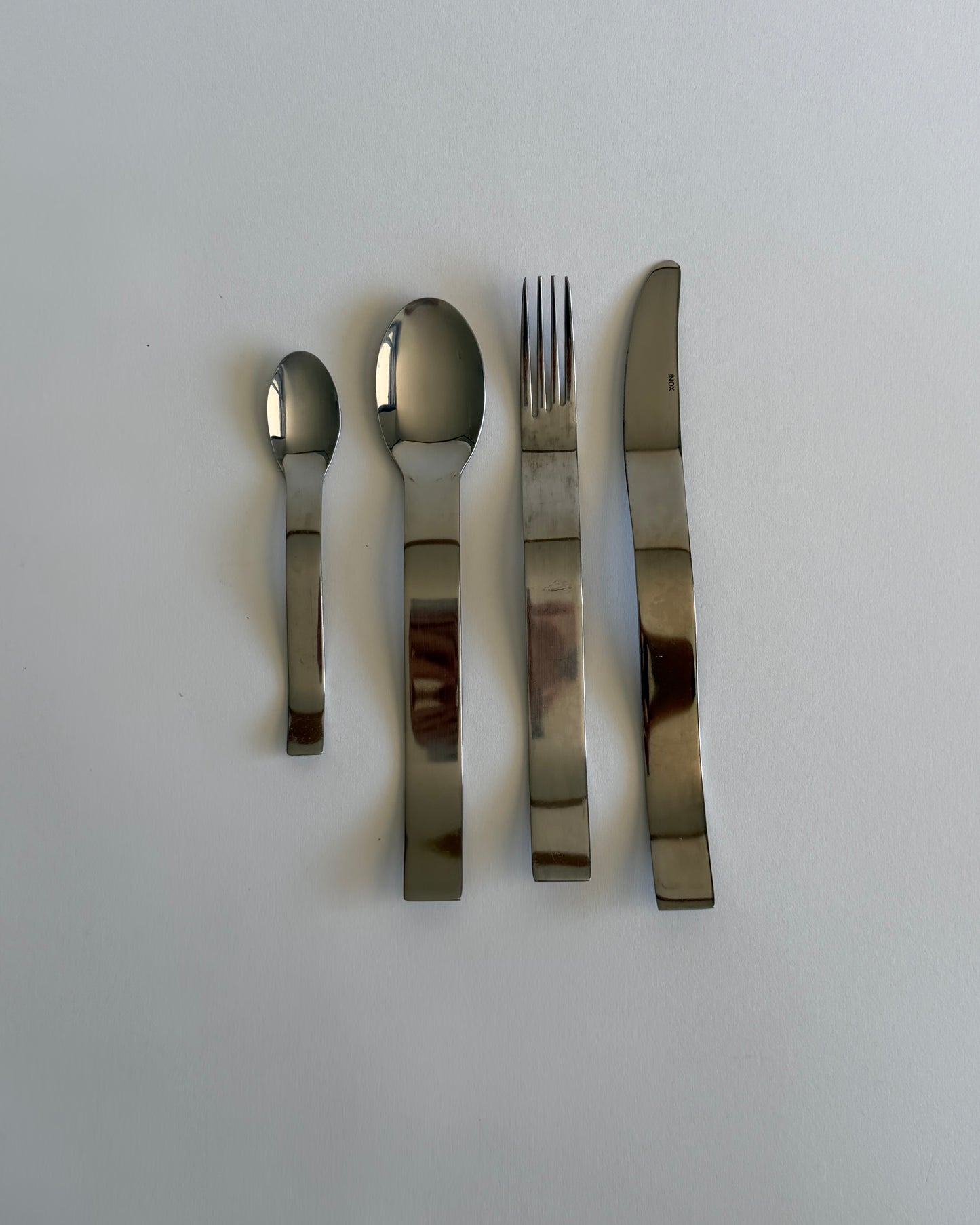 INOX Stainless Steel Flatware – Space Age Modernist Cutlery/Post Modern
