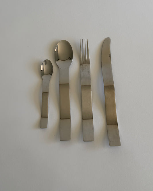 INOX Stainless Steel Flatware – Space Age Modernist Cutlery/Post Modern