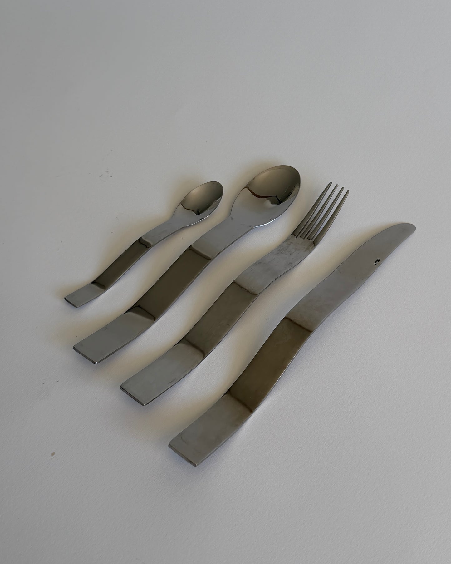 INOX Stainless Steel Flatware – Space Age Modernist Cutlery/Post Modern