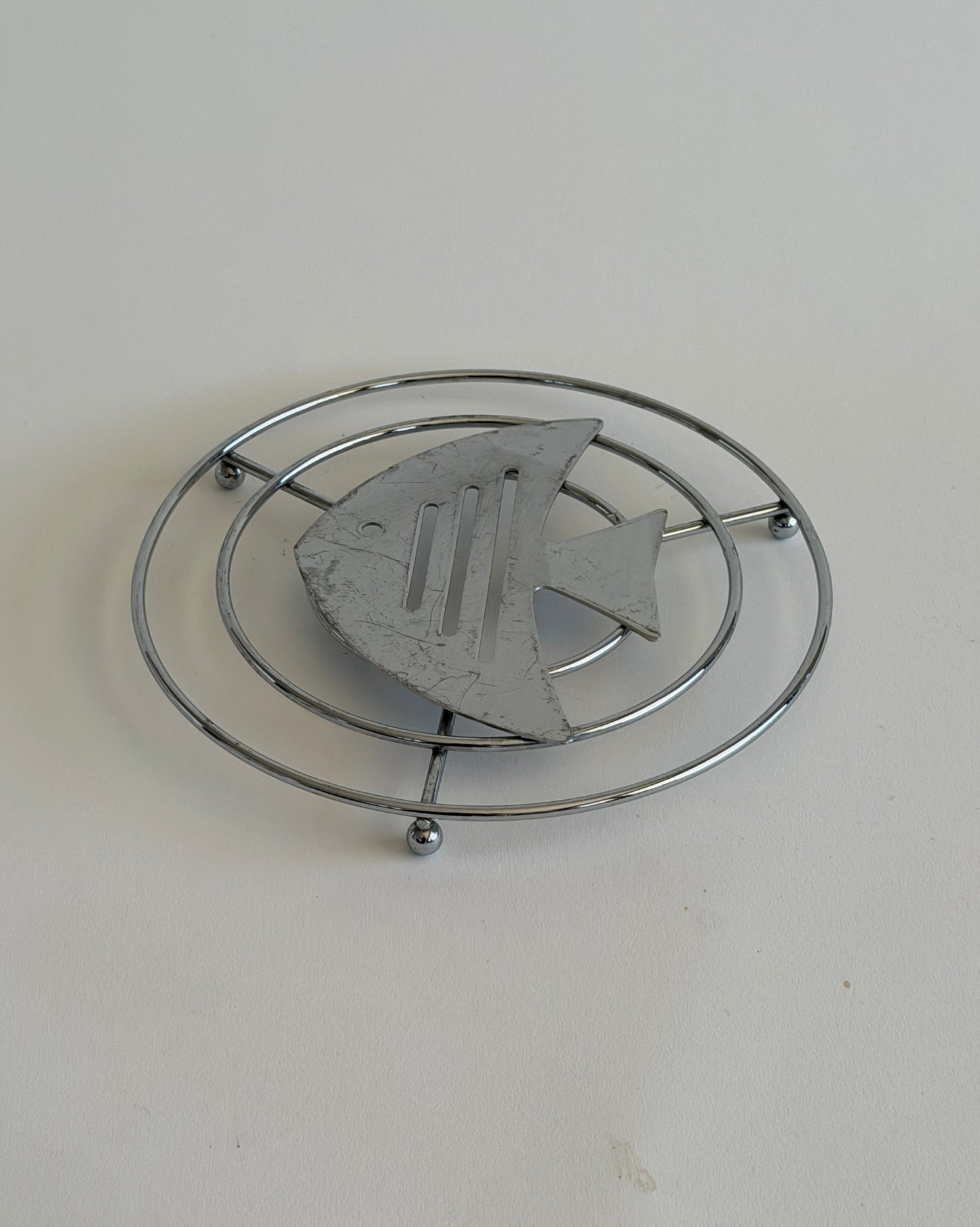 Chrome Fish Trivet