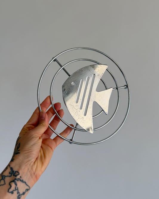 Chrome Fish Trivet