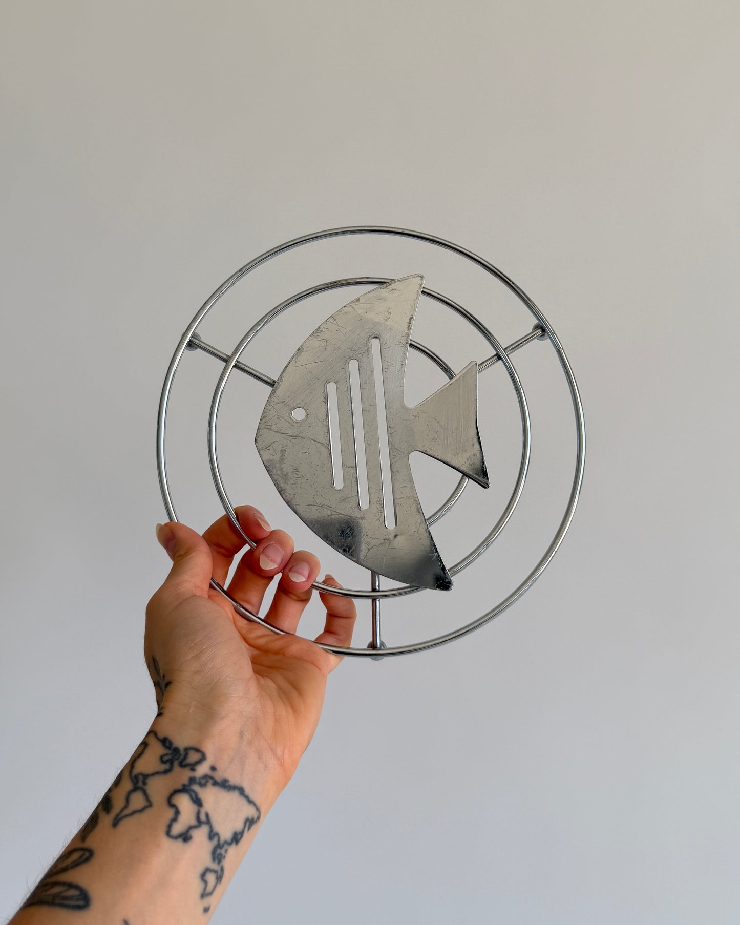 Chrome Fish Trivet