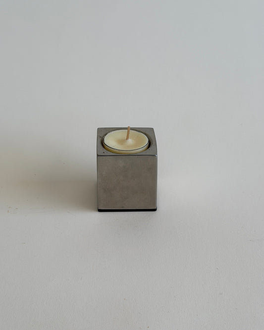 Vintage Berndorf Cube Candle Holder
