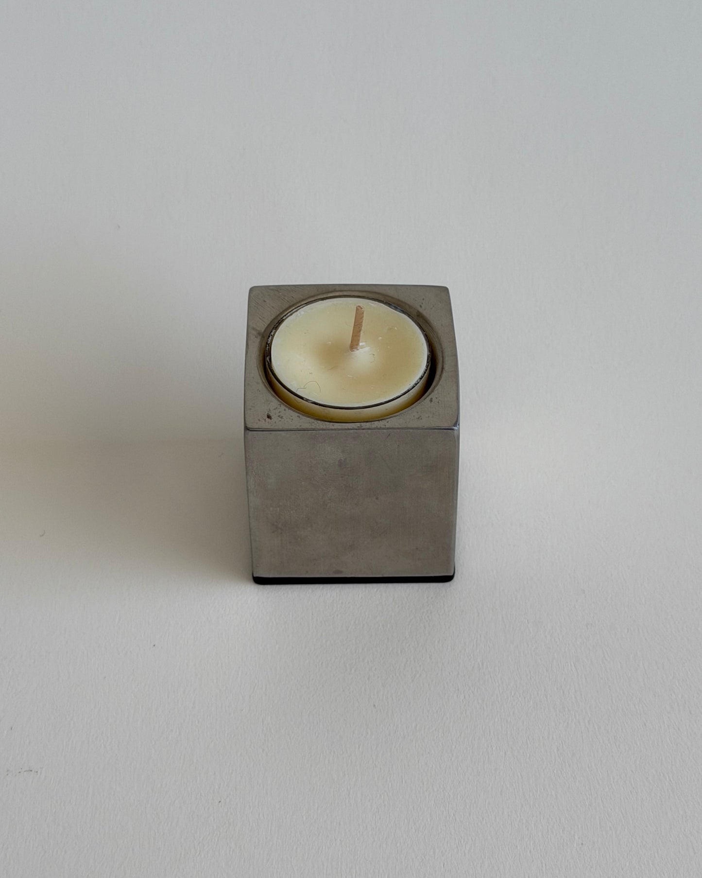 Vintage Berndorf Cube Candle Holder