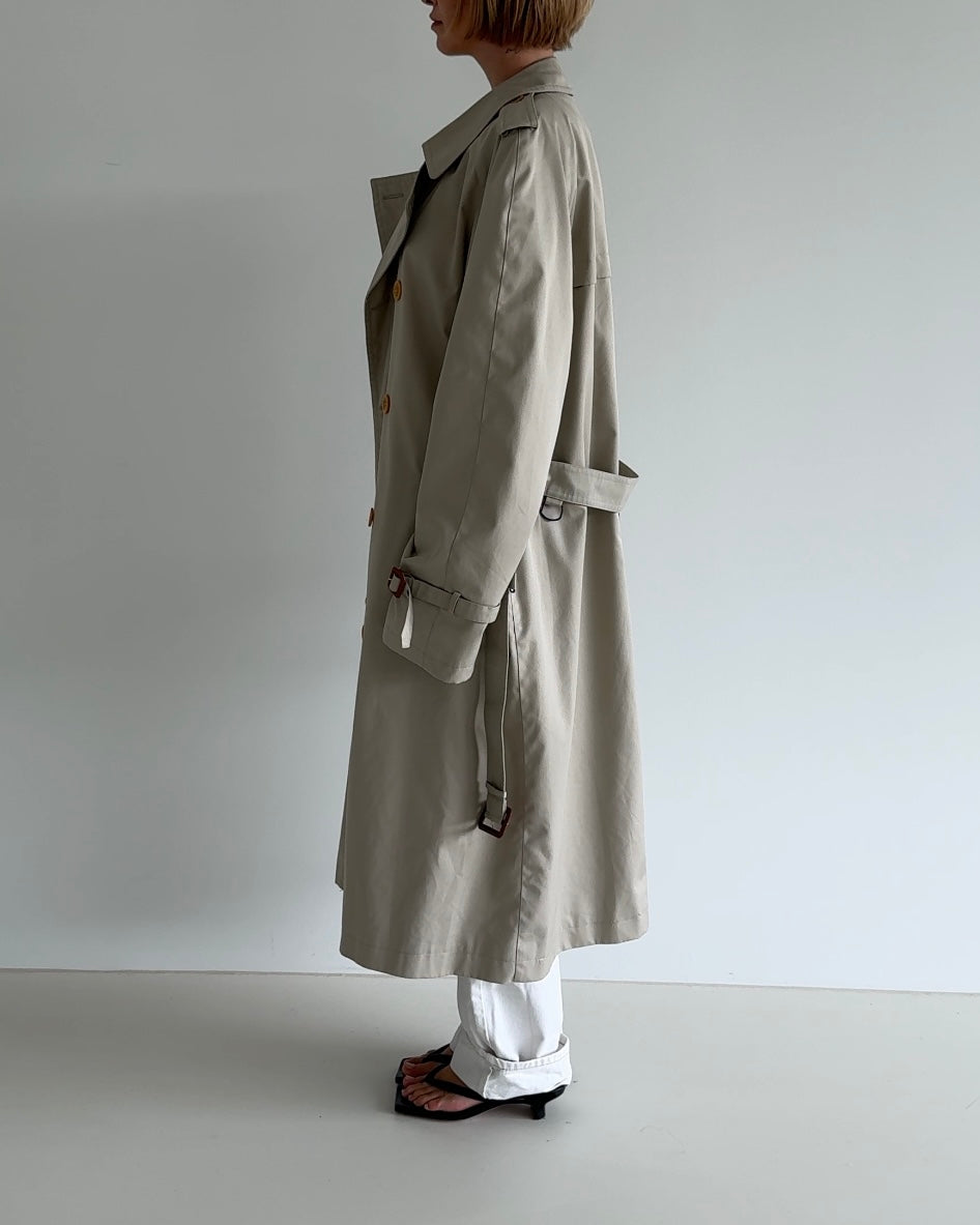 Oversized Trenchcoat Light Grey/Beige