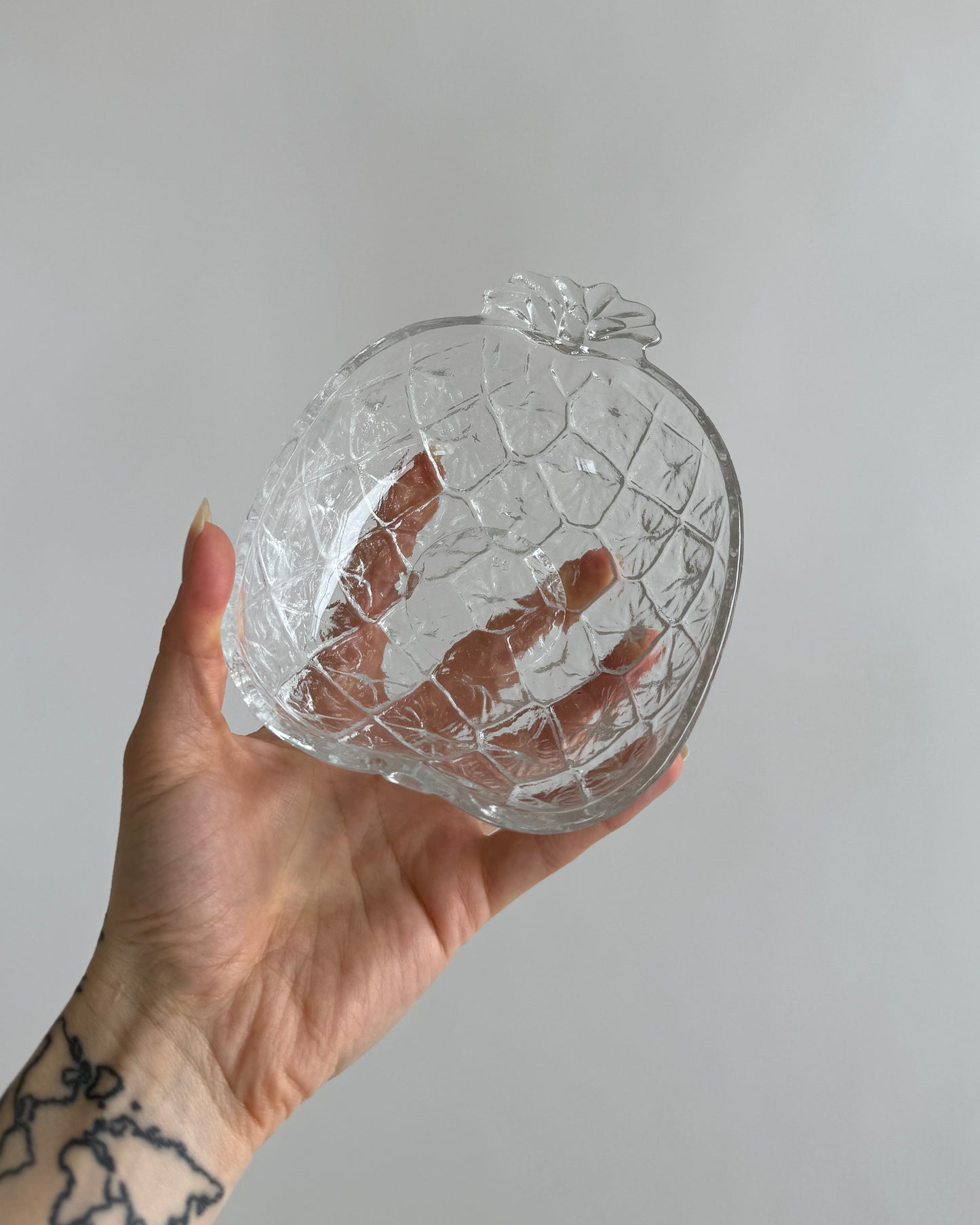 Pineapple Glass Bowl