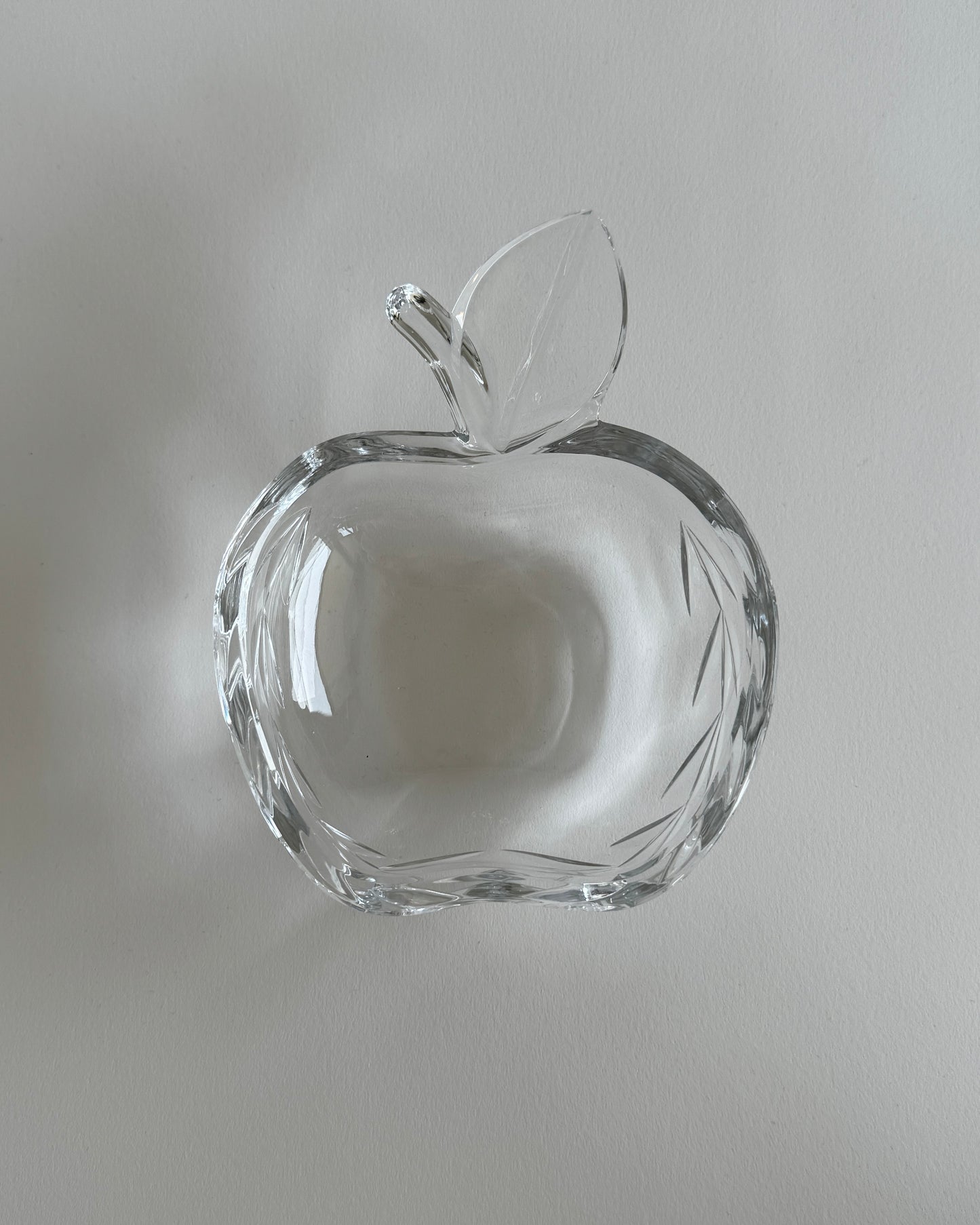 Apple Glass Bowl