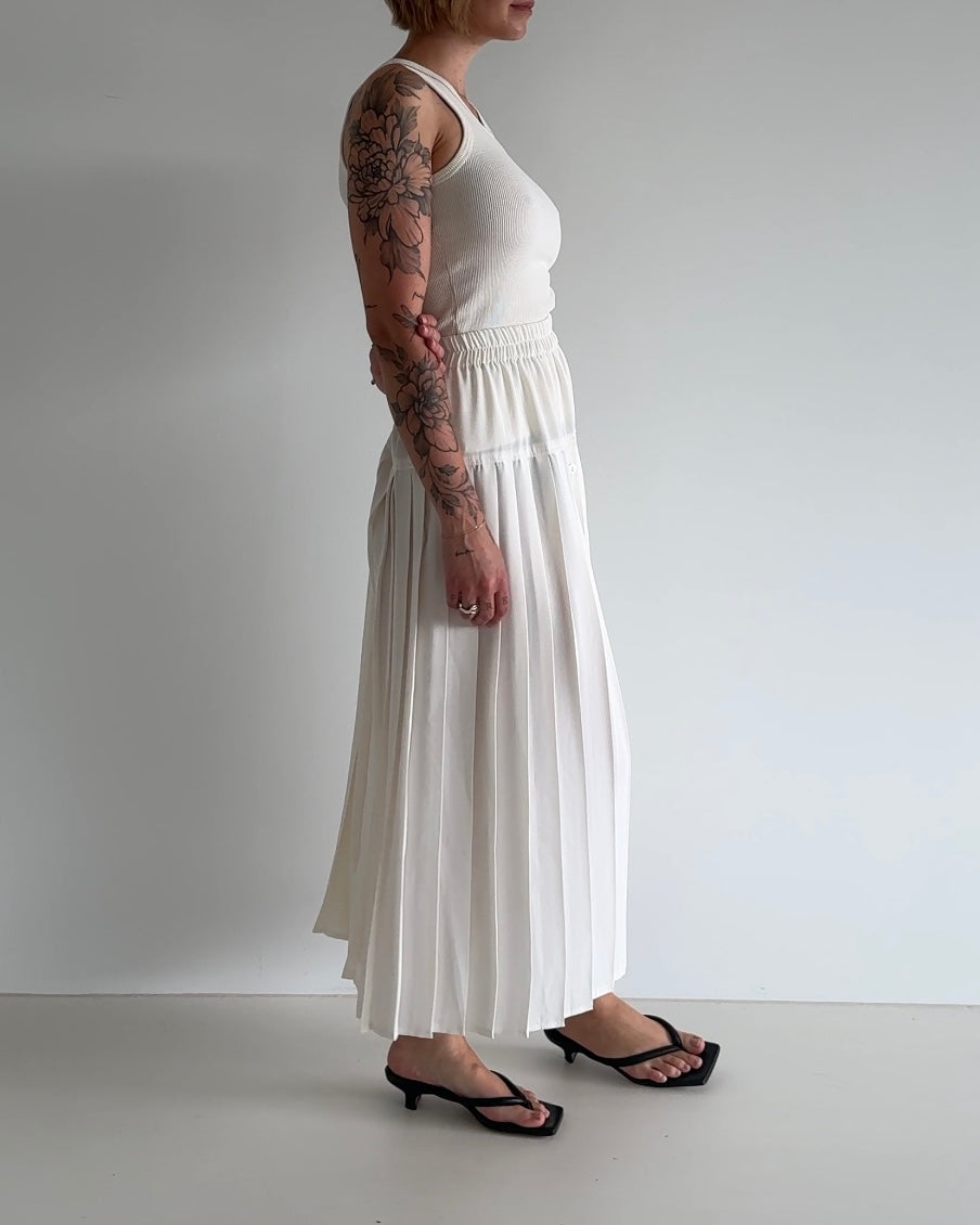 White Maxi Skirt