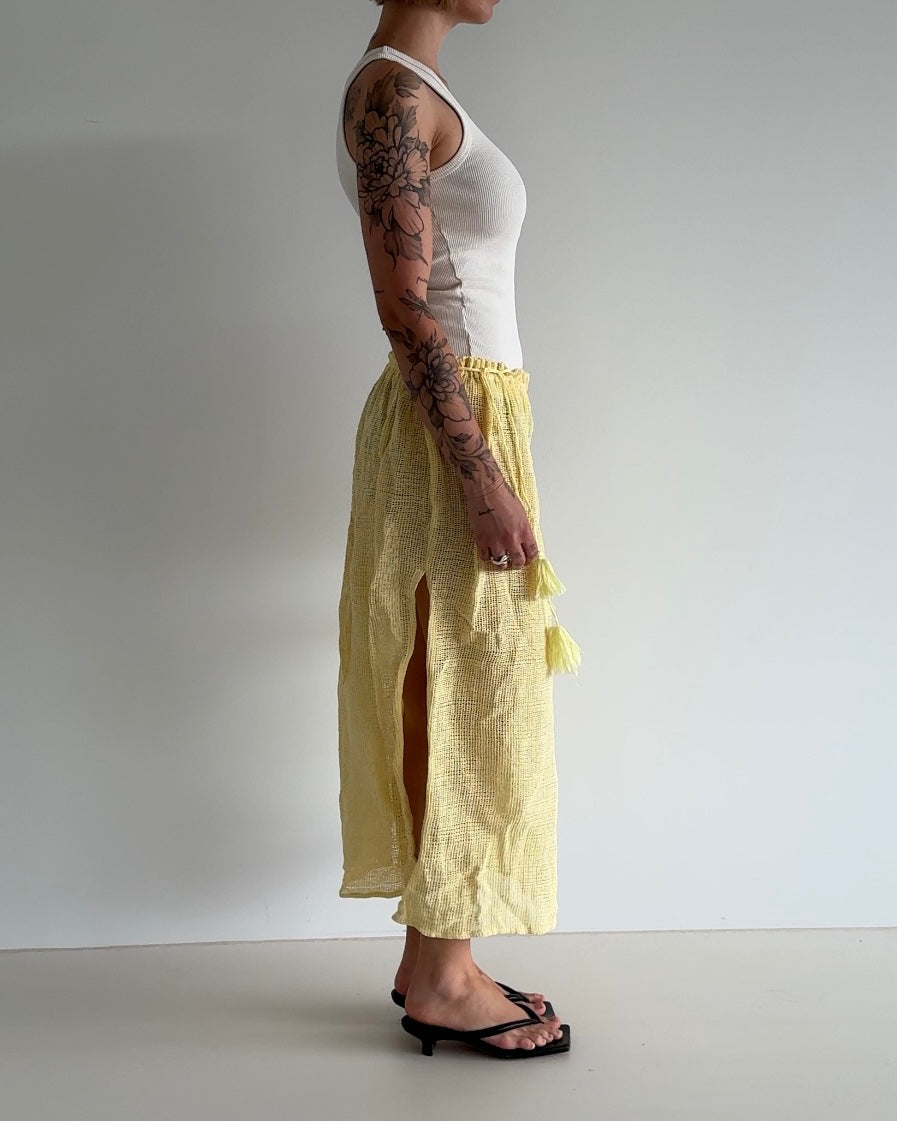 Yellow Beach Skirt