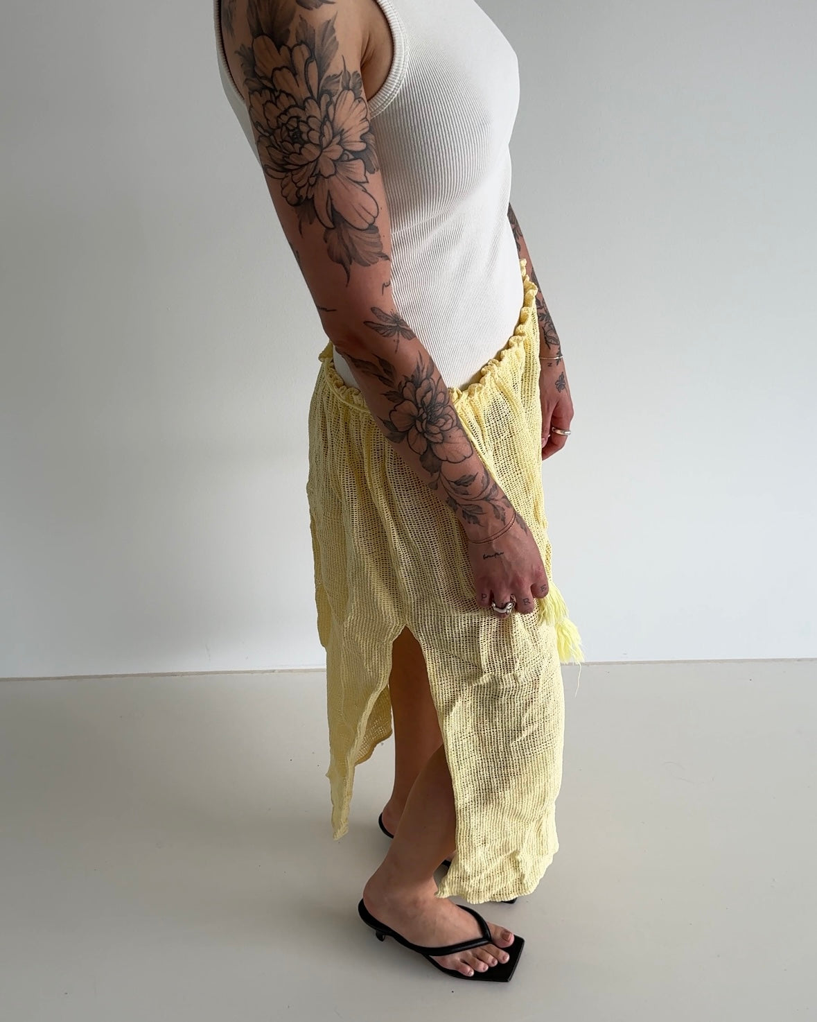 Yellow Beach Skirt