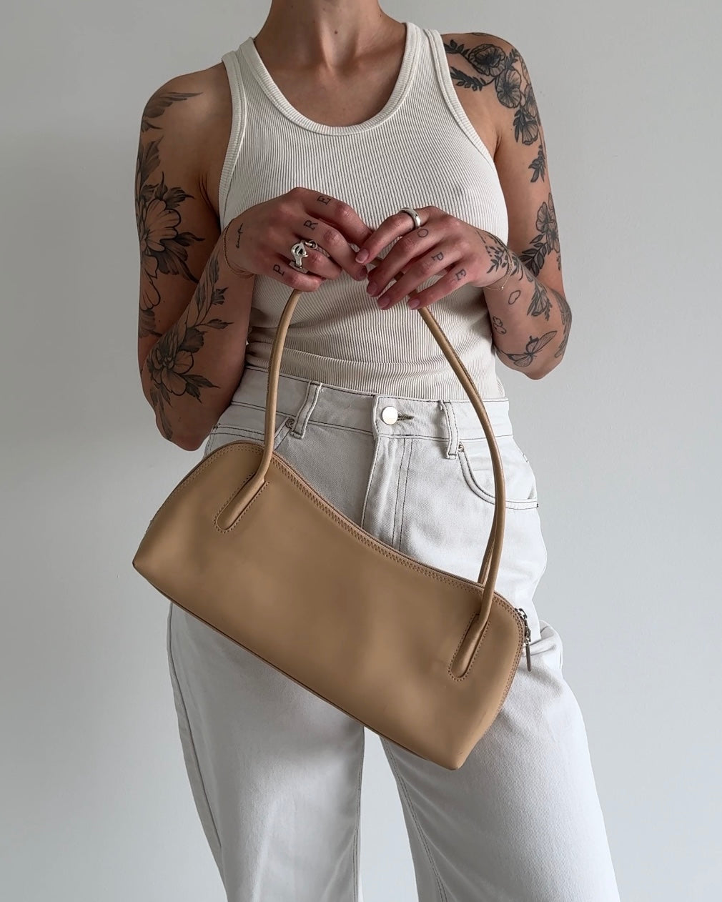 Shoulder Bag Beige