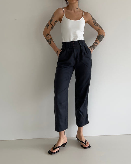 Wool Pants Grey